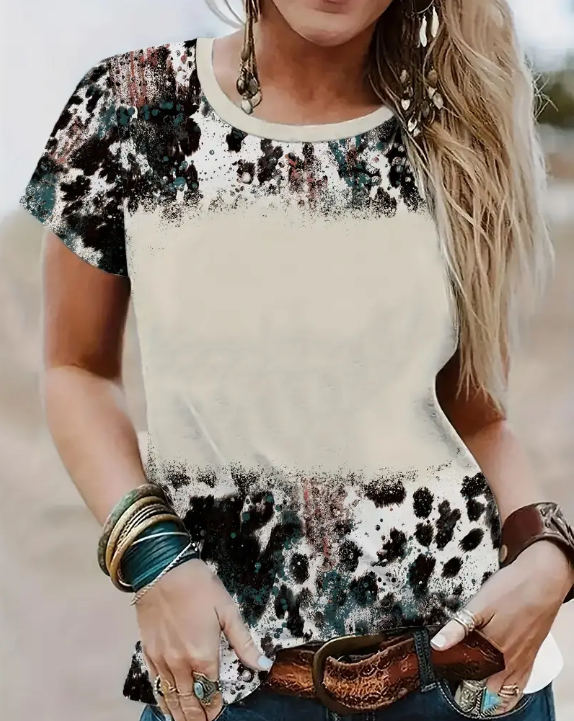 Blank Leopard print T-shirt