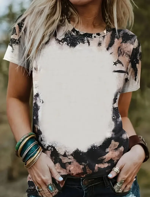 Tie dye T-shirt with Vibrant print